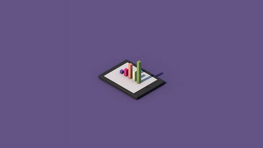 3d Illustration - Bar Chart